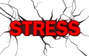 graphics that says stress!